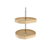 Rev-A-Shelf 2-Tier Plastic D-Shape Cabinet Lazy Susan