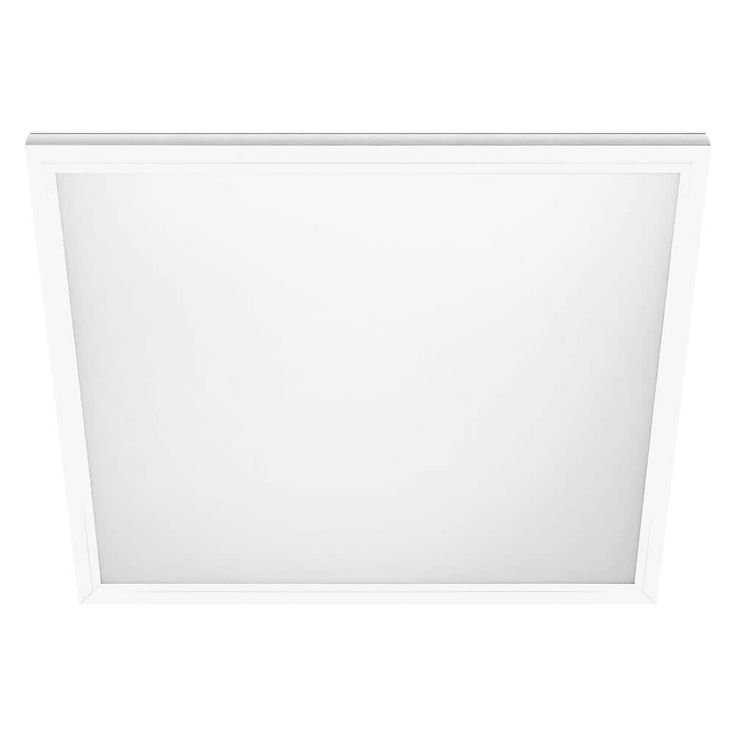 Commercial Electric 2 ft. x 2 ft. 4250 Lumens Non-Dimmable White Integrated LED Flat Panel Ceiling Flush Mount Light Fixture Selectable 5CCT