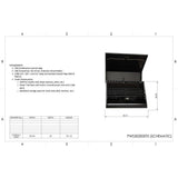 PWS Series 30 in. Deluxe Extreme Portable Workstation, Black - Super Arbor