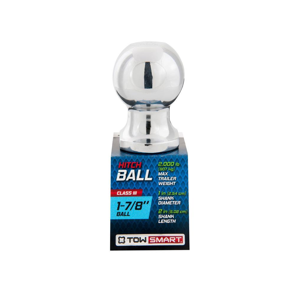 TowSmart 1-7/8 in. Chrome Hitch Ball - Super Arbor