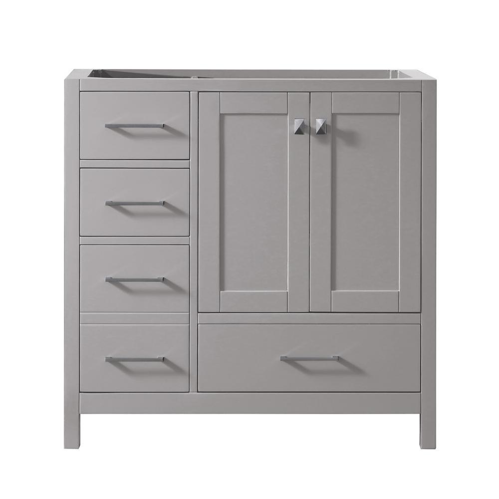 Caroline Madison 36 in. W Bath Vanity Cabinet Only in White - Super Arbor