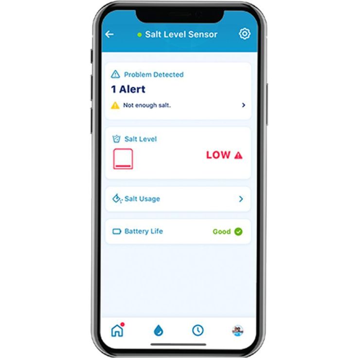 Connected Salt Level Sensor for Water Softener