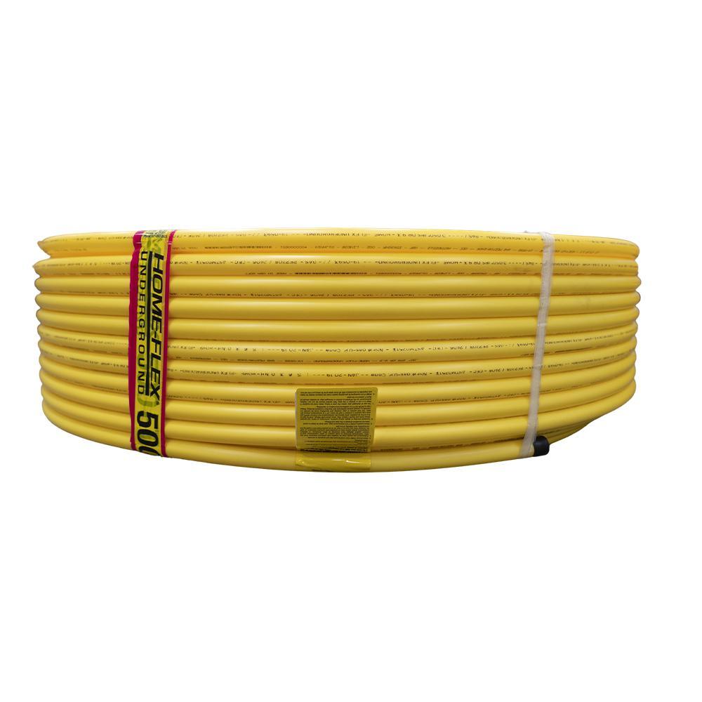 1/2 in. IPS x 500 ft. DR 9.3 Underground Yellow Polyethylene Gas Pipe - Super Arbor