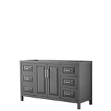 Daria 59 in. Single Bathroom Vanity Cabinet Only in White - Super Arbor
