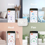 Commercial Electric Wi-Fi and Bluetooth Enabled Smart Programmable Thermostat with Schedules Powered by Hubspace