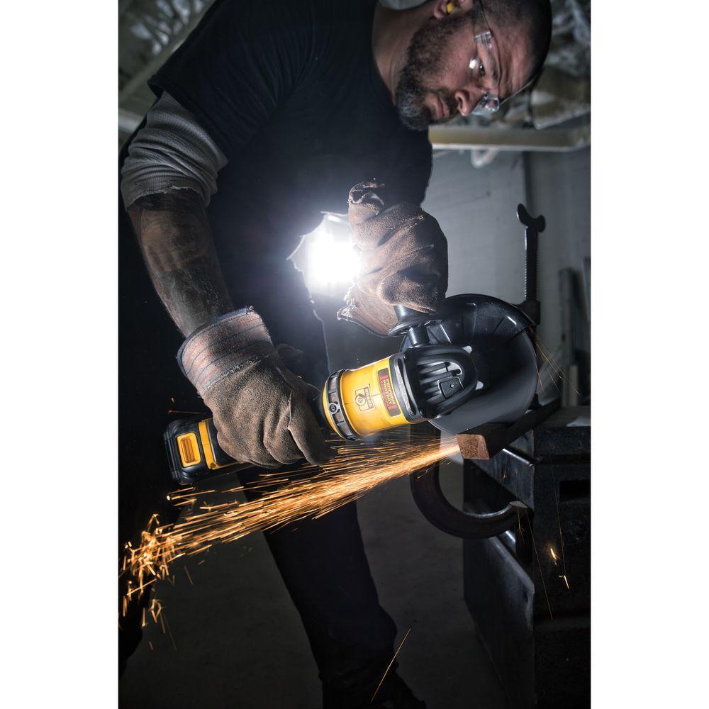 FLEXVOLT 60-Volt MAX Lithium-Ion Cordless Brushless 4-1/2 in. Angle Grinder with Batteries and Bonus Reciprocating Saw
