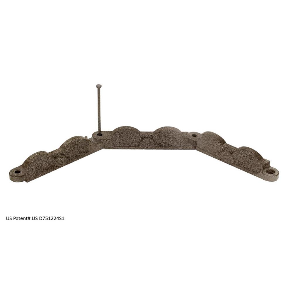 Valley View Industries 20 ft., 12 in. Pieces Dark Brown Rubber Edging - Super Arbor