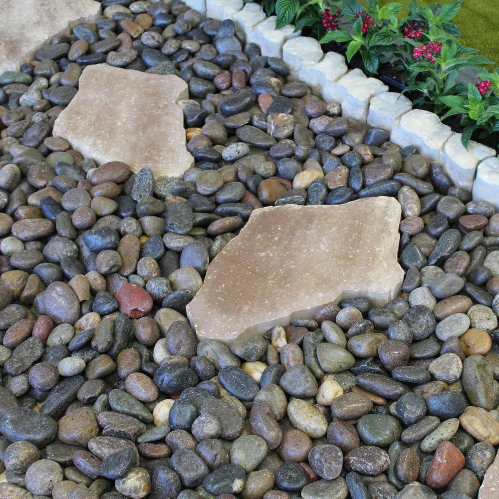 Rain Forest 0.4 cu. ft. 1 in. to 2 in. 30 lbs. Polished Mixed Grade A Pebbles