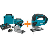 18-Volt X2 LXT (36-Volt) Brushless 6-1/2 in. Plunge Circular Saw 5.0 Ah with Bonus 18-Volt LXT Cordless Jigsaw