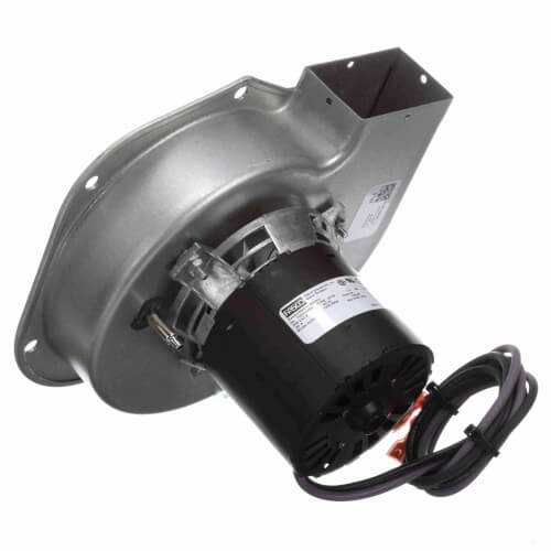 Fasco A223 inducer motor - label view (Type: Shaded Pole; Voltage: 208/230V)