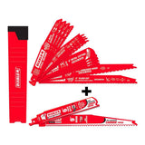 14-Piece Bi-Metal Recip Set with 2 Free Carbide Blades - Super Arbor