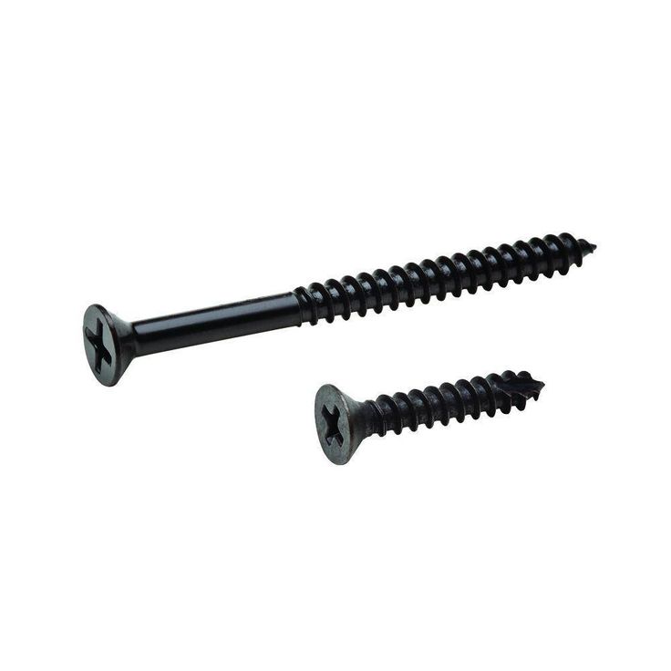 #9 x 1 in. and #9 x 2-1/4 in. Phillips Flat-Head Satin Nickel Door Hinge Wood Screw Kit (21-Pack)