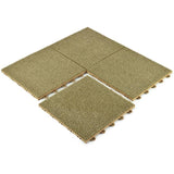 Greatmats ClickBase Tan Hobnail Textured Loop 12.125 in. x 12.125 in. x 9/16 in. Raised Snap Together Carpet Tiles (20 Tiles/Case)