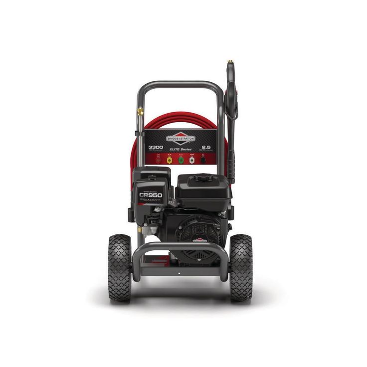 BRIGGS 3300 PSI 2.5 GPM Cold Water Gas Pressure Washer with Horizontal Shaft Briggs CR950 OHV Engine and Triplex Pump