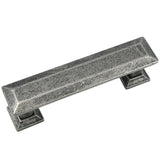 5 in. Center-to-Center Satin Nickel Poise Pull with Back Plate - Super Arbor