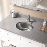 MR Direct Dual-Mount Bathroom Sink in Stainless Steel with Pop-Up Drain in Brushed Nickel
