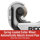 1/4 in. to 1-1/8 in. Model 118 2-in-1 Close Quarters Autofeed Ratcheting Cutter - Super Arbor