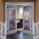 30 in. x 80 in. 1 Lite Preston Zinc Smooth Primed MDF Interior Door Slab - Super Arbor