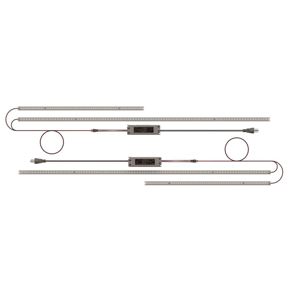 LED Lift Kit 12 ft. 186-Watt Equivalent Integrated LED White Strip Kit Auto or Truck Lift Kit 5000K (1-Pack) - Super Arbor