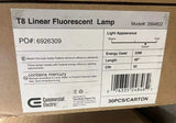 Commercial Electric 32-Watt Linear T8 Fluorescent Tube Light Bulb Cool White (30-Pack)