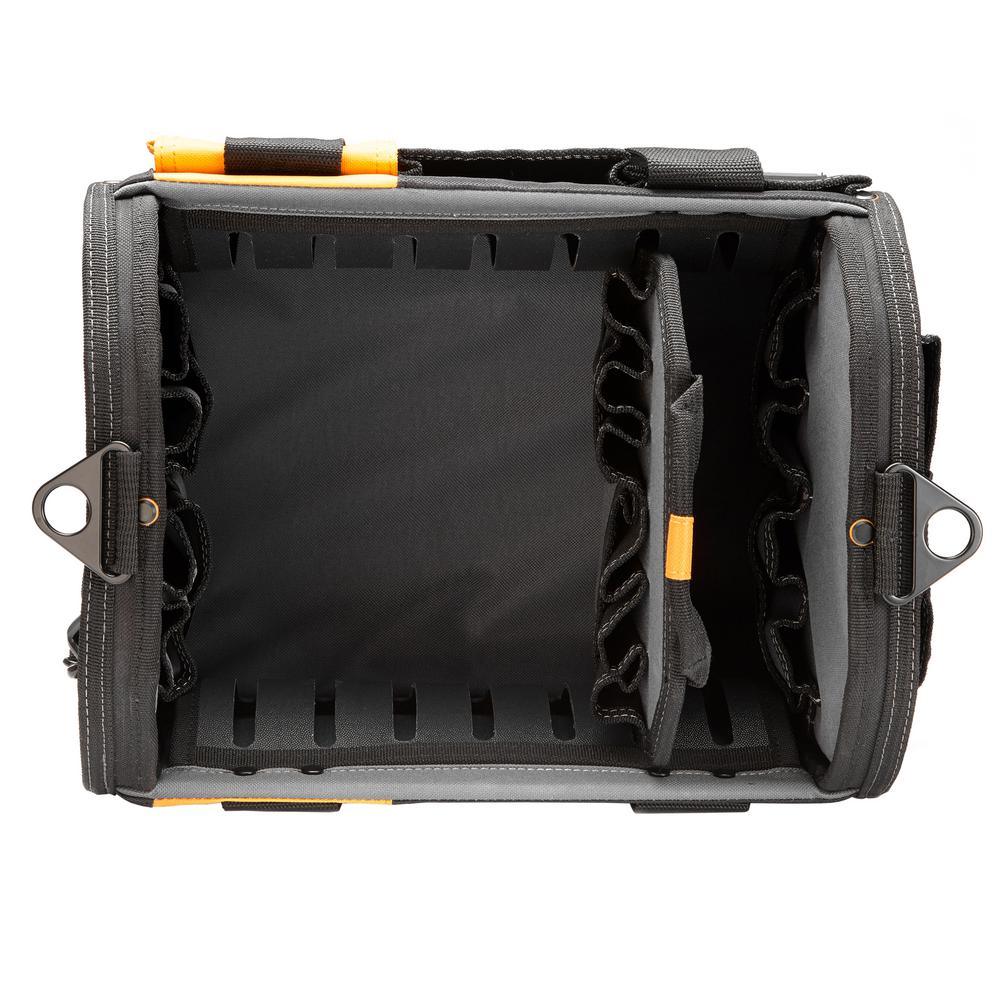 12 in. Modular Tote with 61-Pockets in Black - Super Arbor