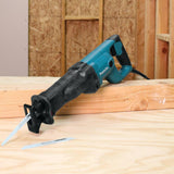 11 Amp Corded Variable Speed Reciprocating Saw With Wood Cutting Blade, Metal Cutting Blade and Hard Case, no lock-on - Super Arbor