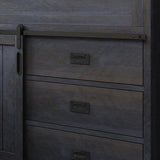 Style Selections Morriston 48-in Distressed Java Single Sink Bathroom Vanity with White Engineered Stone Top