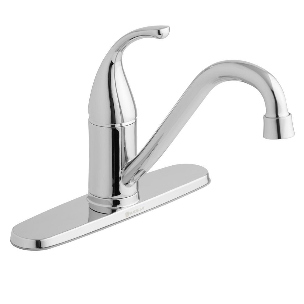Builders Single-Handle Standard Kitchen Faucet in Bronze - Super Arbor