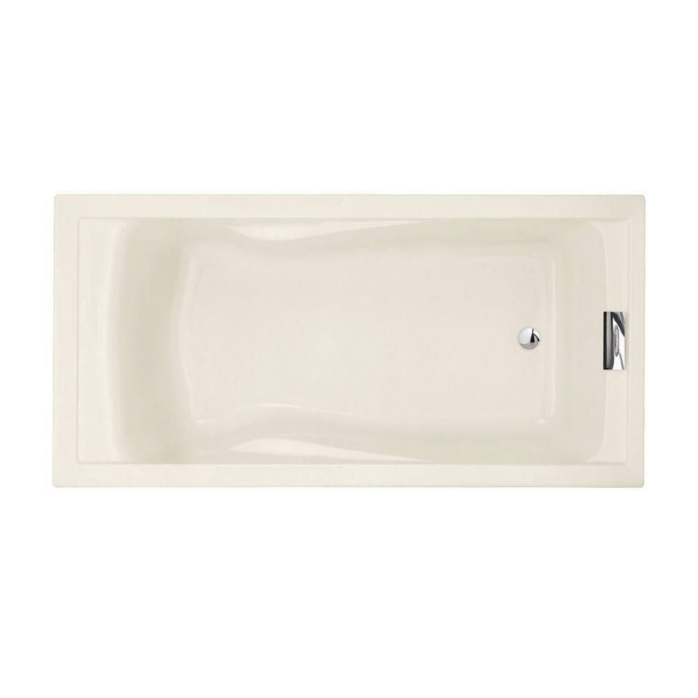 Evolution 72 in. x 36 in. Acrylic Reversible Drain Bathtub in White - Super Arbor