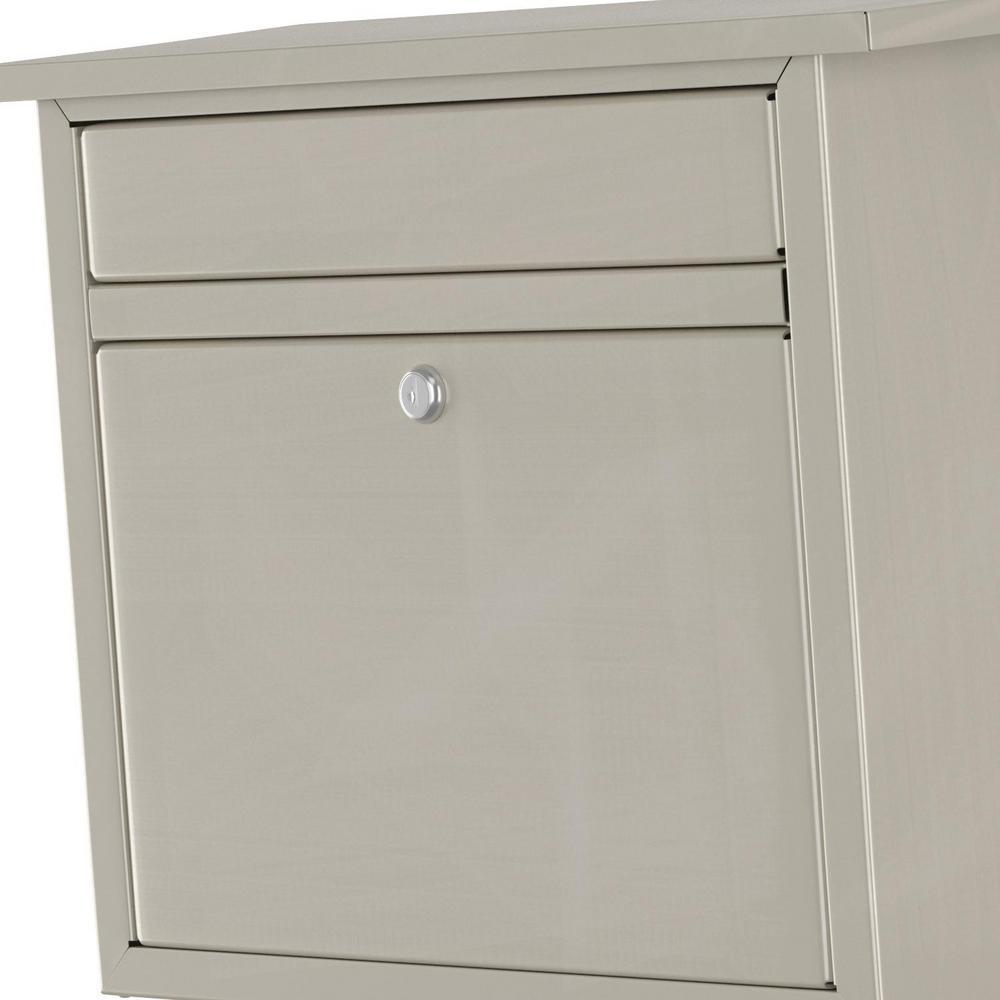 Maya Locking Stainless Steel Wall Mount Mailbox - Super Arbor