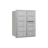 3700 Horizontal Series 9-Compartment Recessed Mount Mailbox - Super Arbor