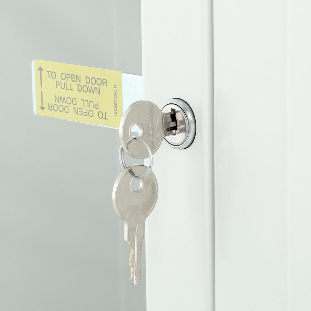 Semi-Recess Locked Fire Extinguisher Cabinet - Super Arbor