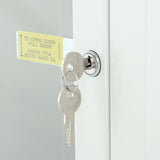 Semi-Recess Locked Fire Extinguisher Cabinet - Super Arbor