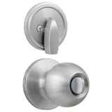 Standard Duty Commercial Satin Chrome Keyed Entry Knob with Single Cylinder Deadbolt Combo - Super Arbor
