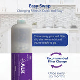 Express Water – 2 Pack Alkaline Filter Replacement – Mineral, Antioxidant, pH+ – Under Sink Reverse Osmosis System