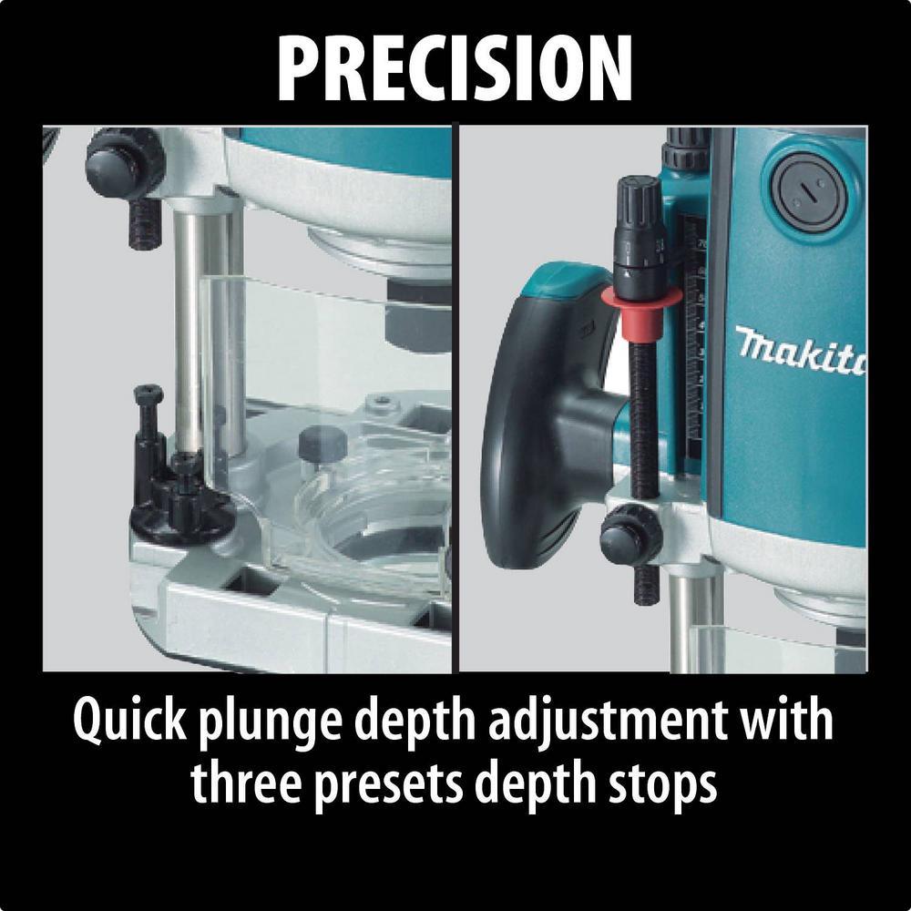 15-Amp 3-1/4 HP Corded Plunge Router - Super Arbor