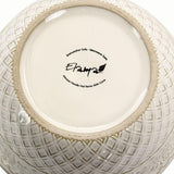Ivory Lotus 16-Piece Traditional White Stoneware Dinnerware Set (Service for 4)