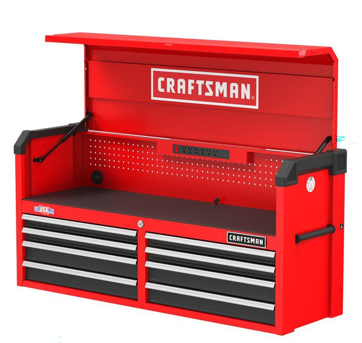 CRAFTSMAN 2000 Series 51.5-in W x 24.7-in H 8-Drawer Steel Tool Chest (Red)
