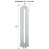 8 in. 15-Watt T6 U-Bent Ful Twin Tube Plugin CFL Light Bulb Black Light (12-Pack) - Super Arbor
