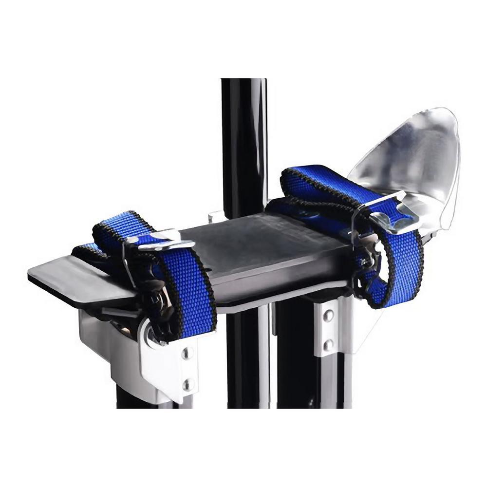 24 in. to 40 in. Adjustable Height Black Drywall Stilts - Super Arbor