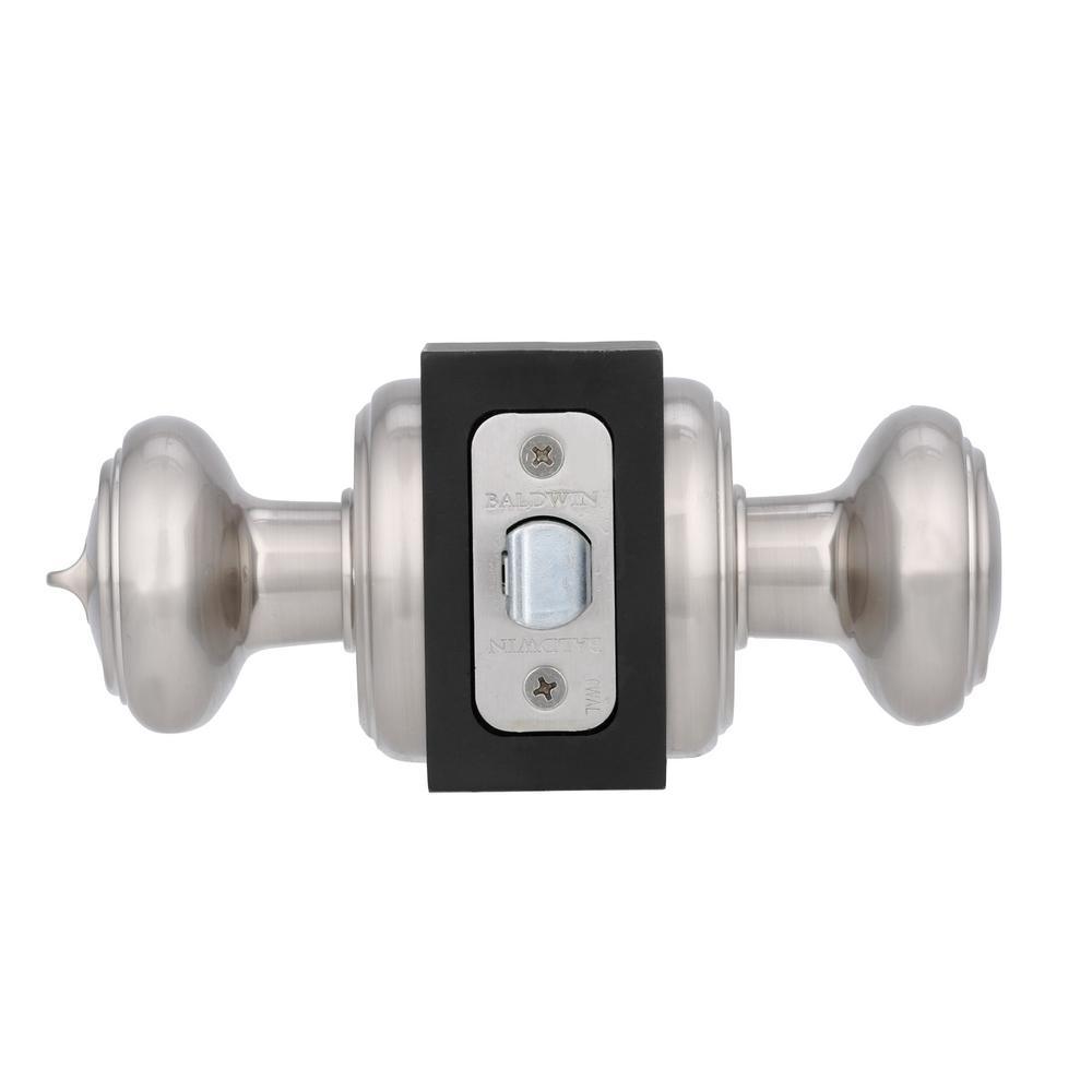 Prestige Alcott Satin Nickel Bed/Bath Door Knob (4-Pack) - Super Arbor