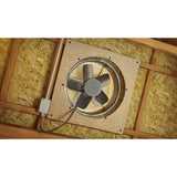 1500 CFM Weatherwood Galvanized Steel Electric Powered Attic Fan with Adjustable Thermostat - Super Arbor