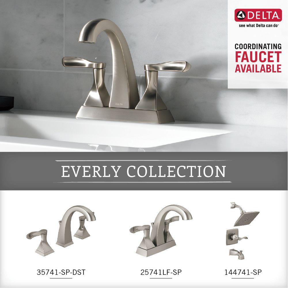 Everly 4-Piece Bath Hardware Set in SpotShield Brushed Nickel - Super Arbor