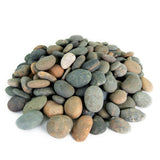 Southwest Boulder & Stone 1.17 cu. ft. 1/2 in. to 1 in. Buff Mexican Beach Pebble Smooth Round Rock for Gardens, Landscapes and Ponds - Super Arbor