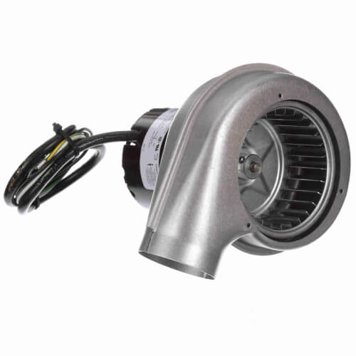 Fasco A320 blower motor - label view (Type: Shaded Pole; Voltage: 115V)