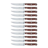 Pakka Wood 12-Piece Stainless Steel Steak Knife set