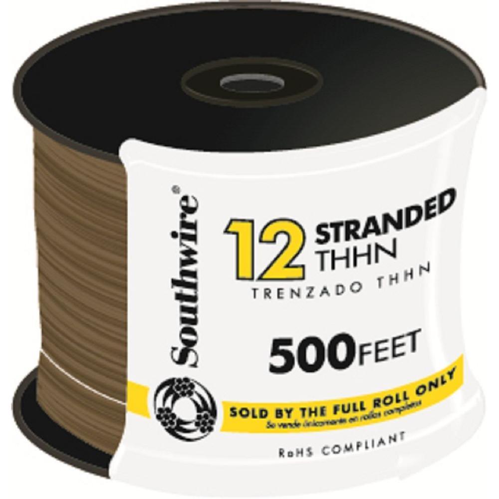 500 ft. 12 White Stranded CU THHN Wire - Super Arbor