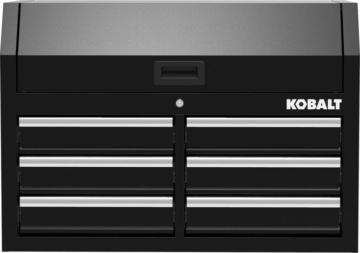 Kobalt 36-in W x 18-in H 6-Drawer Steel Tool Chest (Black)