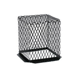 VentGuard 7 in. x 7 in. Roof Wildlife Exclusion Screen in Galvanized Black - Super Arbor