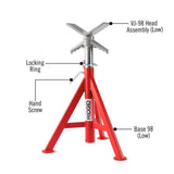 20 in. to 38 in. Model VJ-98 V-Head Low Pipe Stand